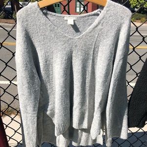 Gray sweater